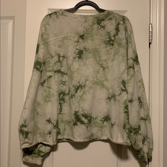 lululemon athletica Green Tie-Dye Sweatshirt, Size XL/XXL, Excellent Condition - Picture 4 of 4